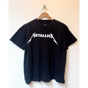 Men's Metallica T Shirt Black Size XL Rock Metal Band Merch